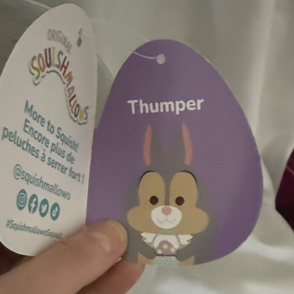 Disney Squishmallows Limited Edition Thumper Easter Bunny - Picture 3 of 7